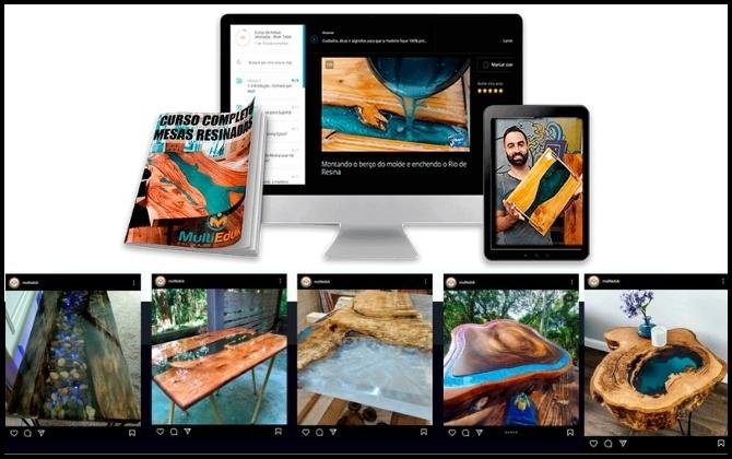 Curso Mesa Resinada do Zero Multieduk Curso Mesa Resinada do Zero Multieduk