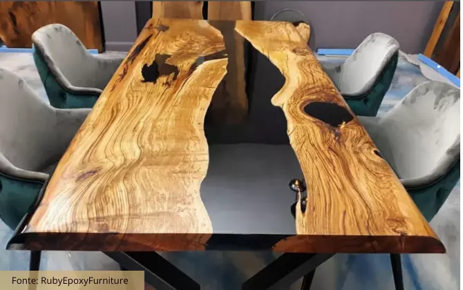Curso de mesa resinada