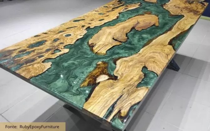 Como aprender fazer mesa de resina Como aprender fazer mesa de resina