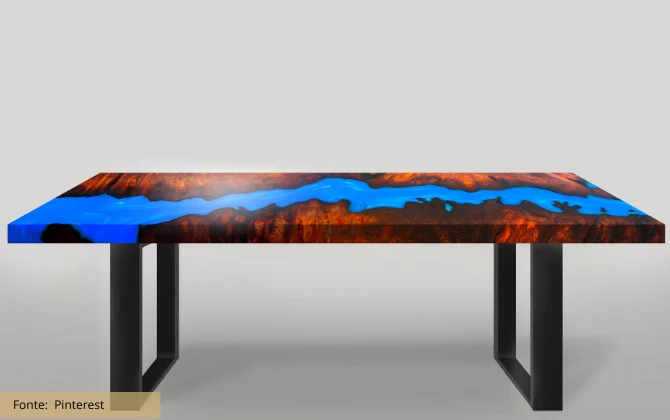 Mesa de resina direto da fabrica