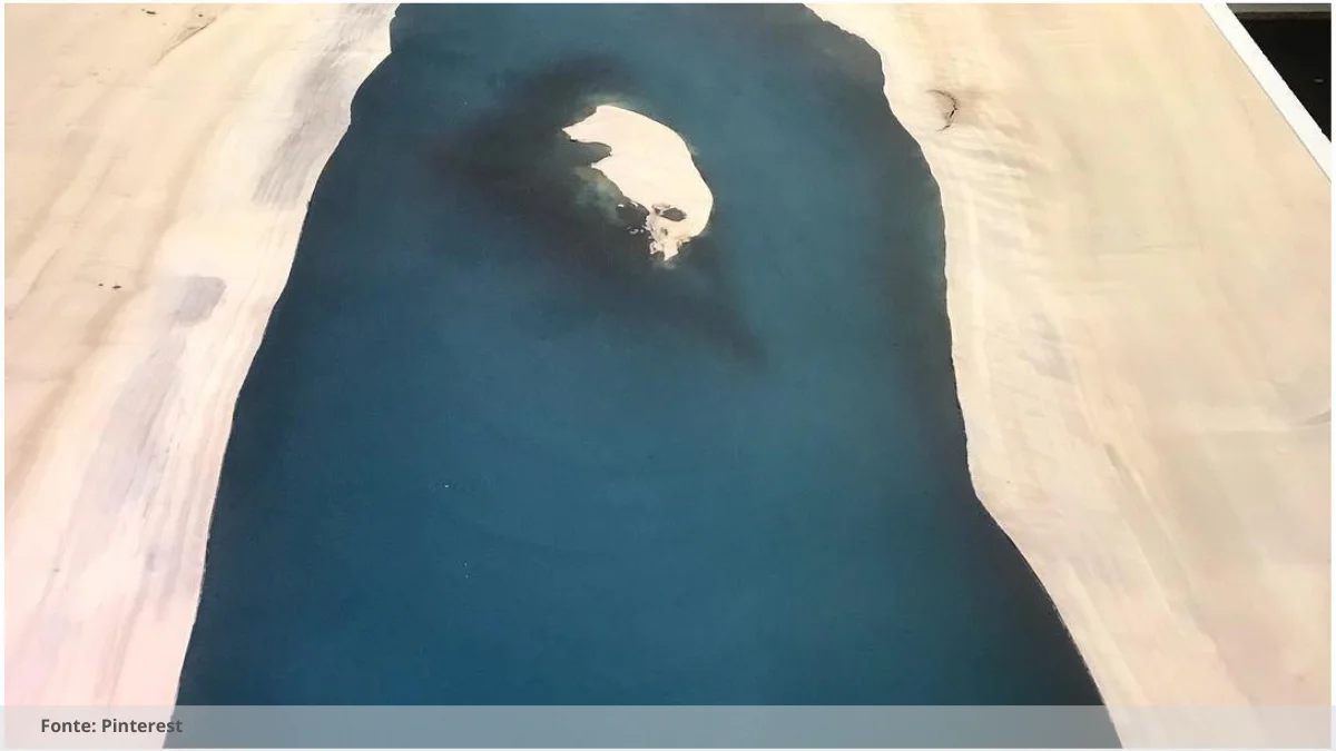 Mesa de resina com pedras Mesa de resina com pedras