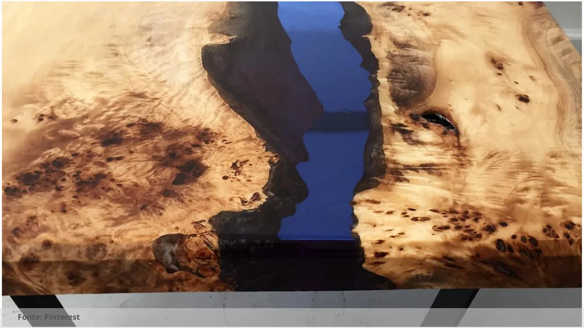 Mesa de resina com madeira preço Mesa de resina com madeira preço