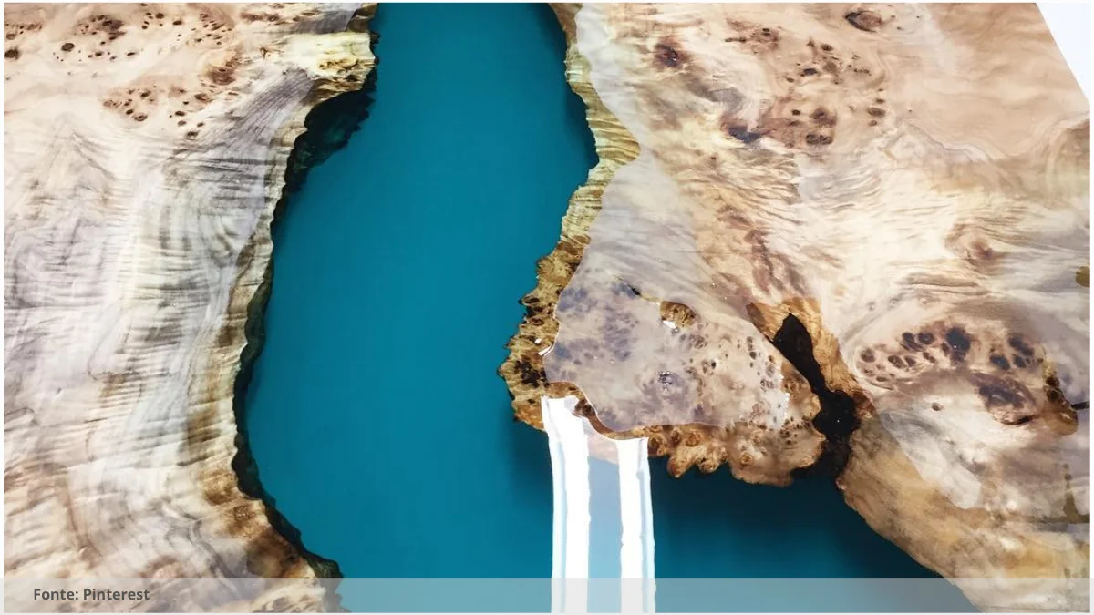 Mesa de resina 8 lugares