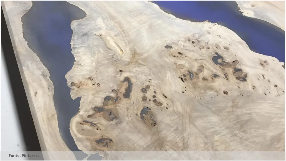 Mesa de resina 8 lugares