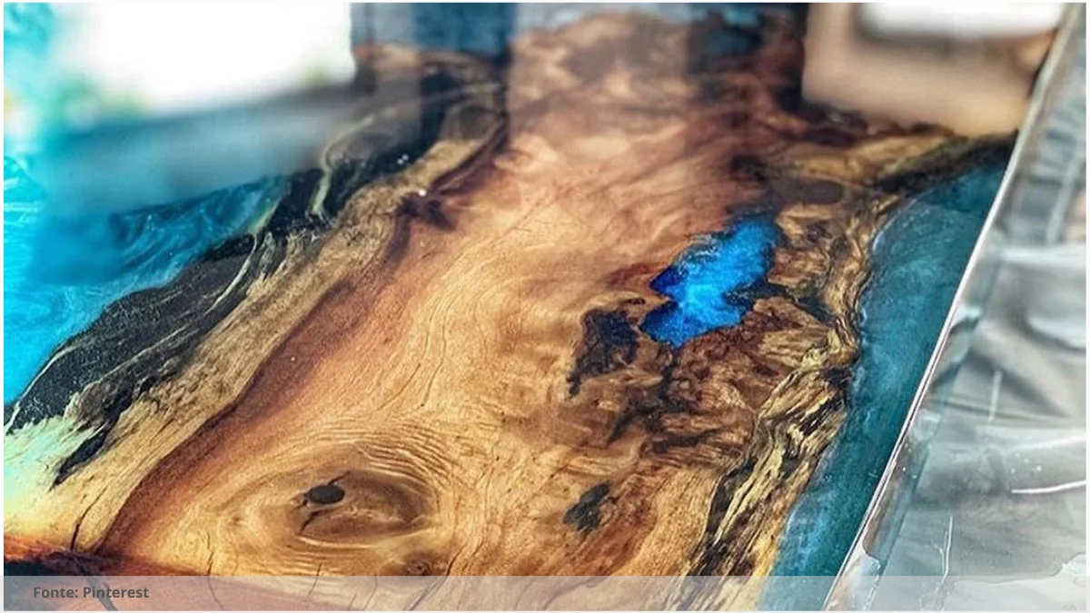 Mesa de jantar resina Mesa de jantar resina