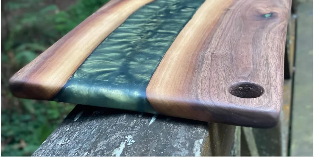 Mesa resina dobravel