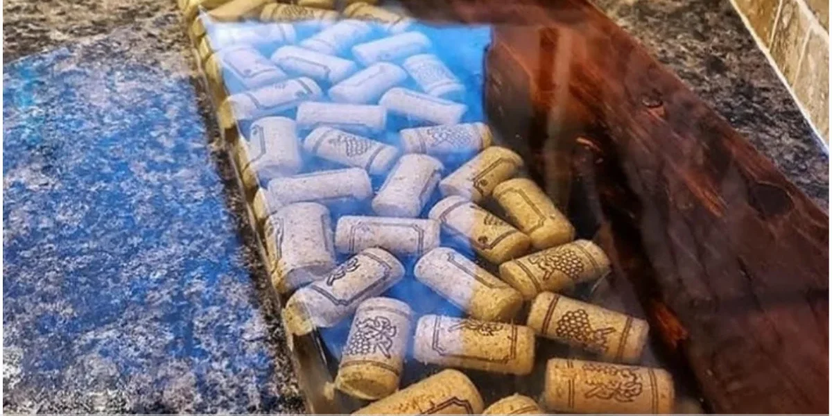 Mesa resina branca retangular