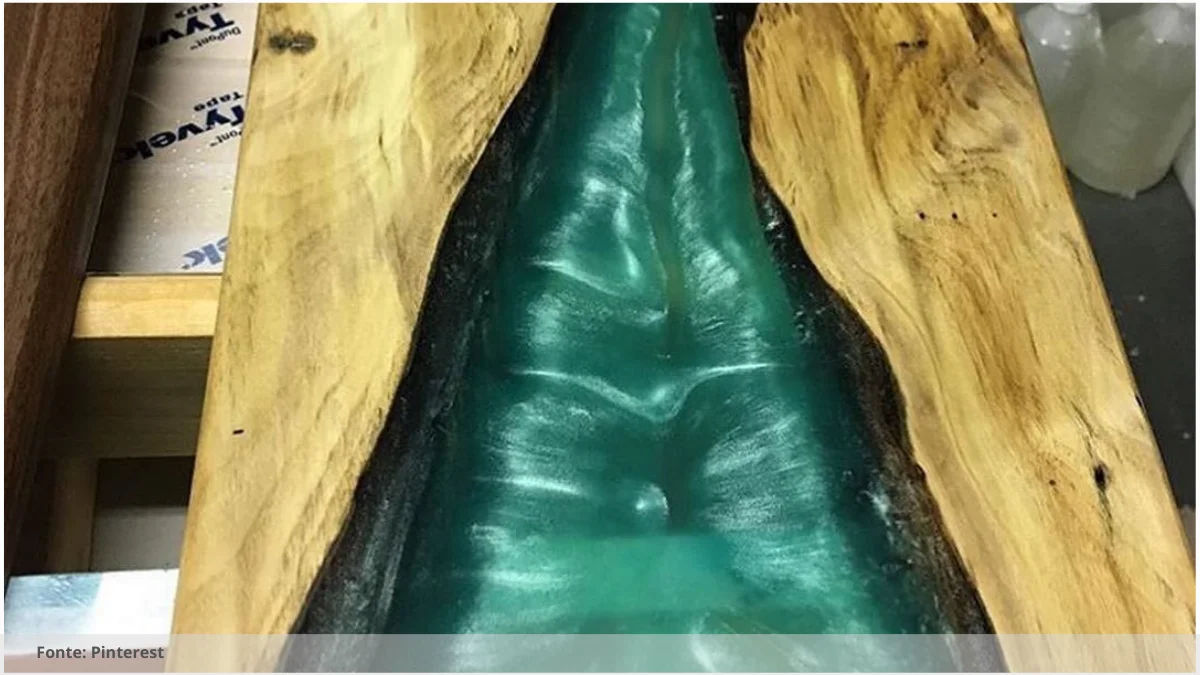 Mesa jantar laca resinada