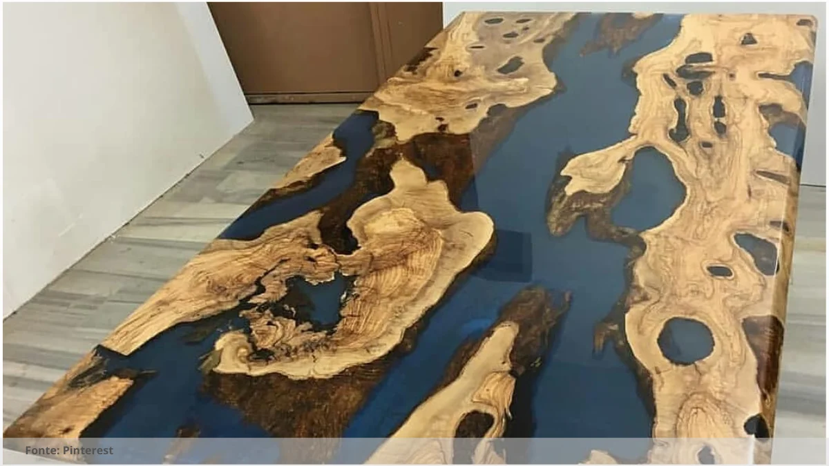 Mesa em resina