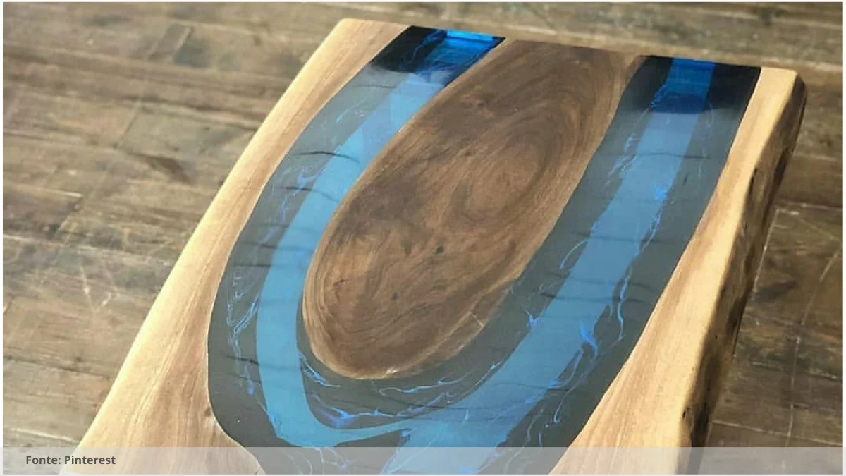 Qual melhor resina epoxi para criar uma mesa resinada