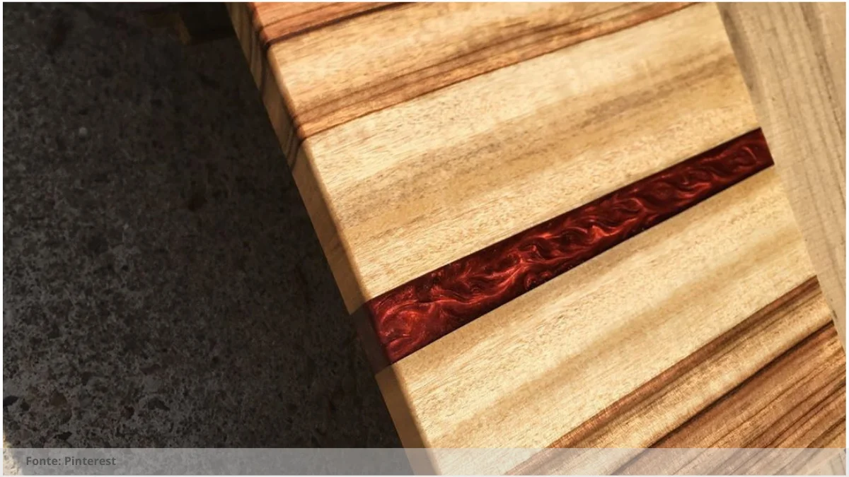 Mesa de resina jardin