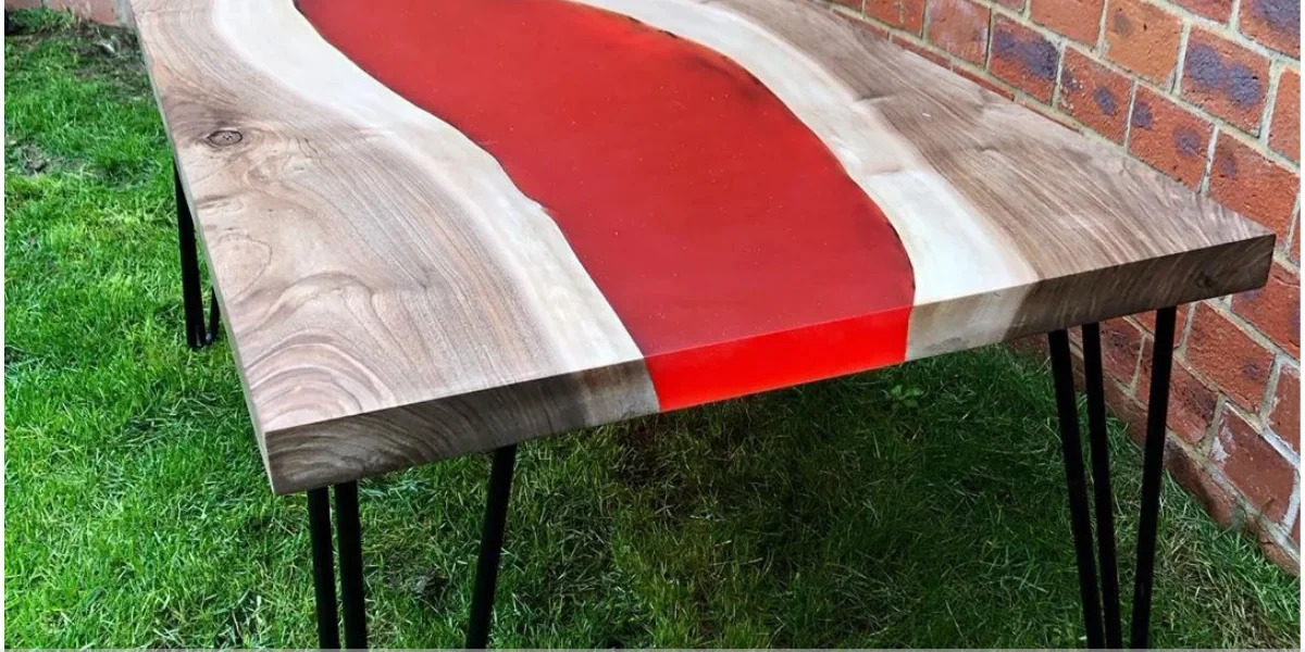 Mesa de resina epóxi preço