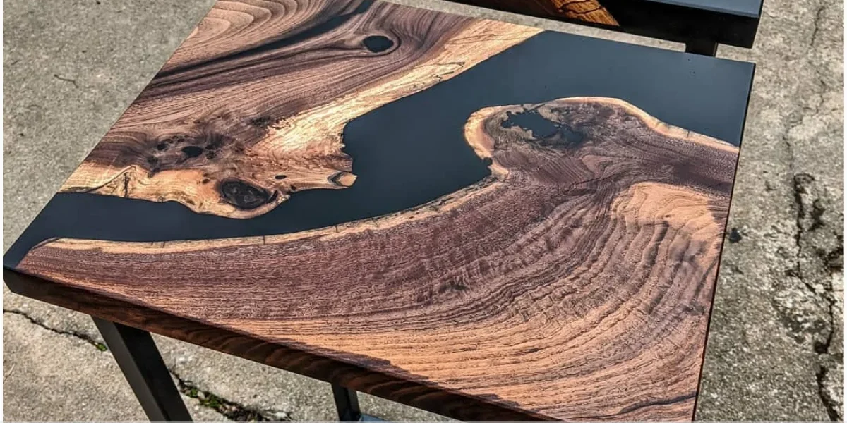 Mesa de resina é resistente