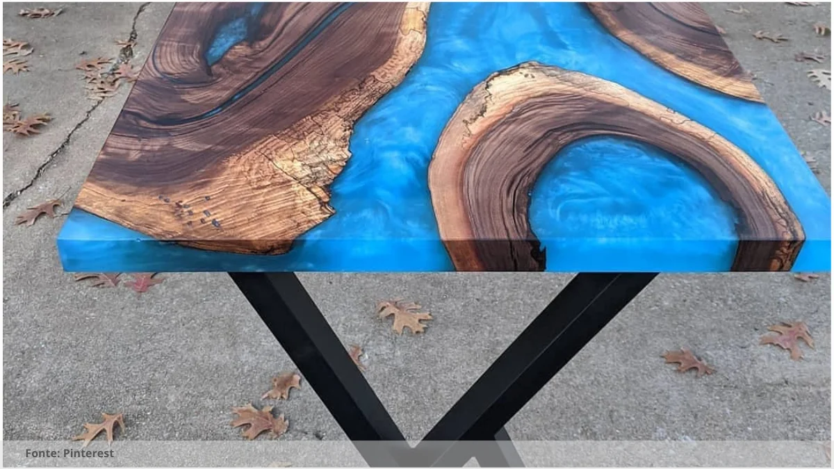 Mesa de resina como fazer