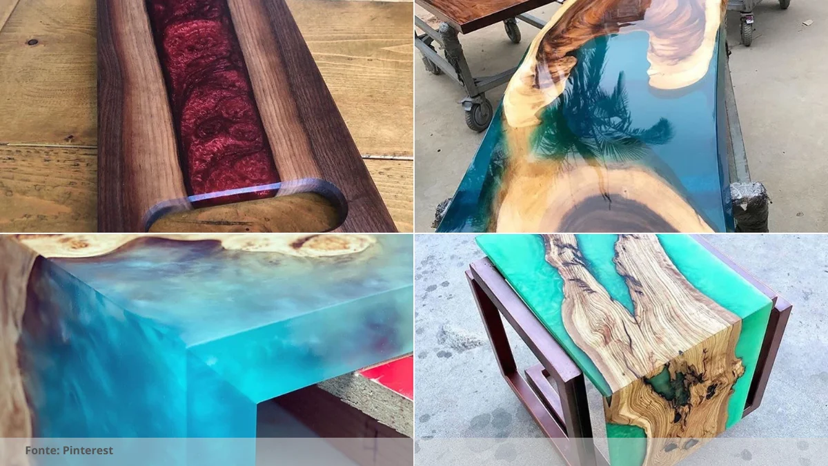 Como montar uma mesa de resina