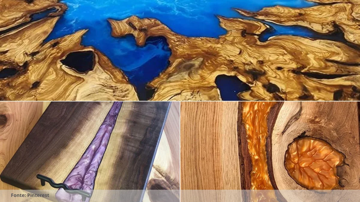 Como montar uma mesa de resina