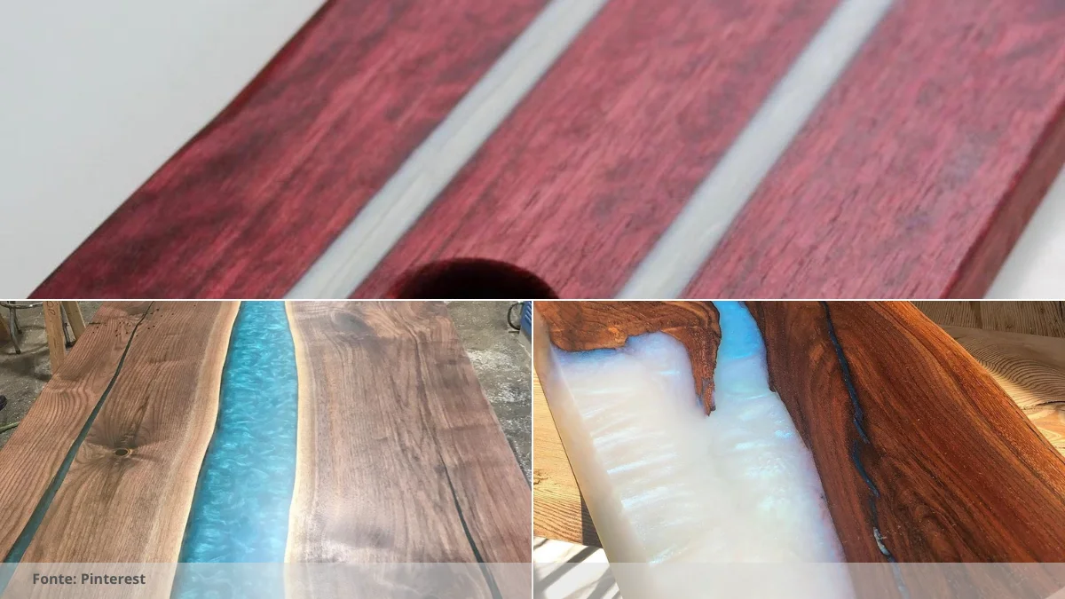 como fazer mesa de resina