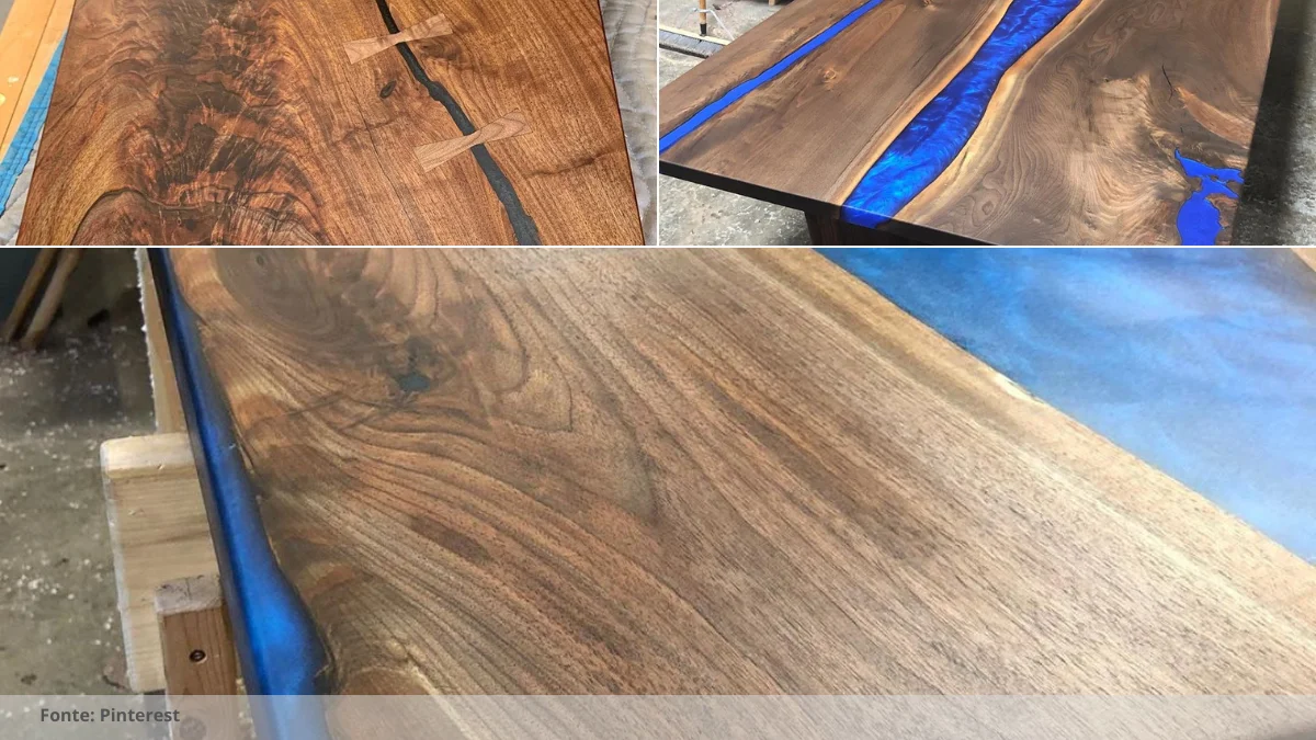 como fazer mesa de resina