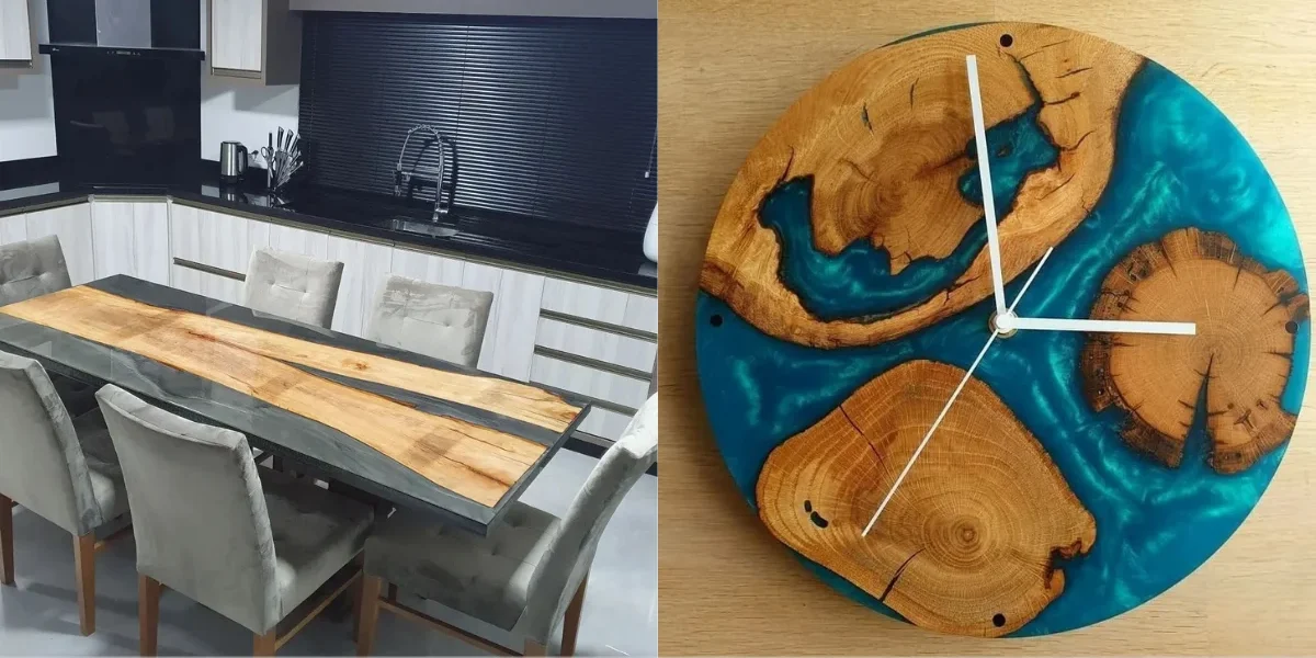 Resina epoxi madeira