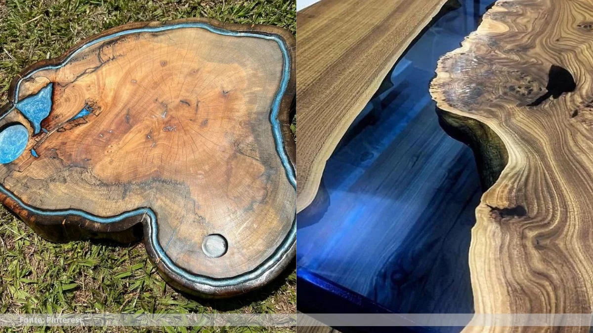 Resina para mesa de madeira