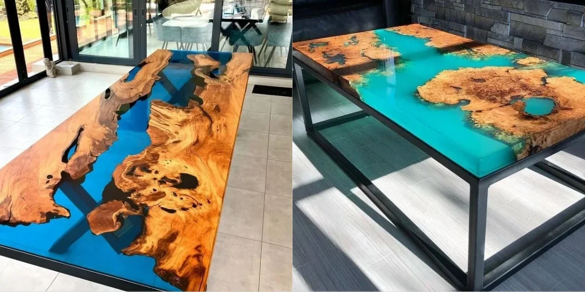 Resina para mesa de madeira