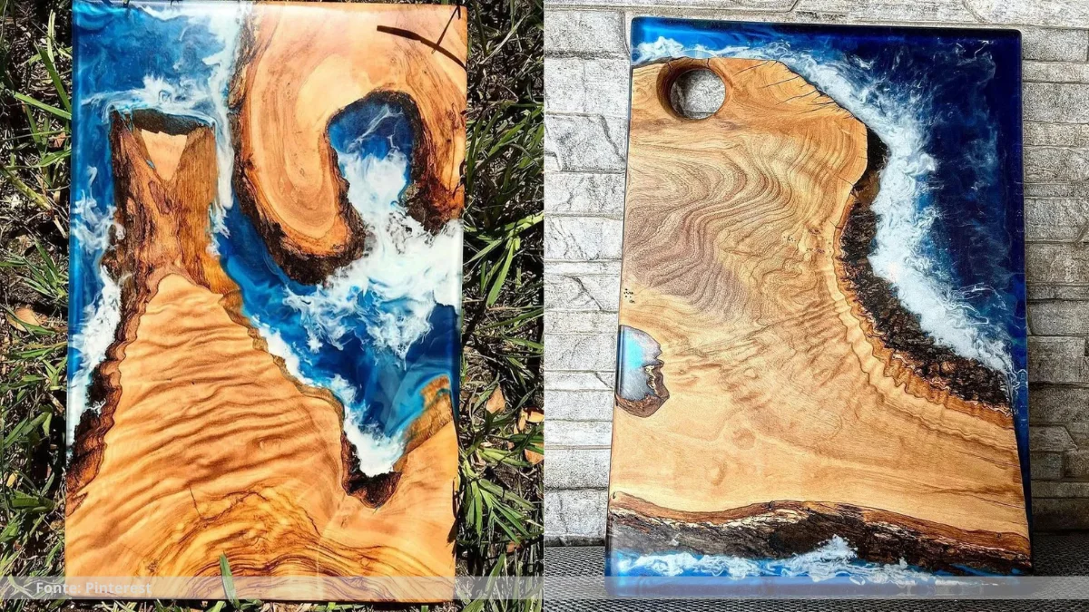 Tipos de resina usados em mesas resinadas