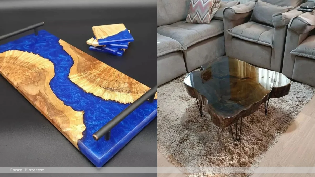 Trabalhar com resina