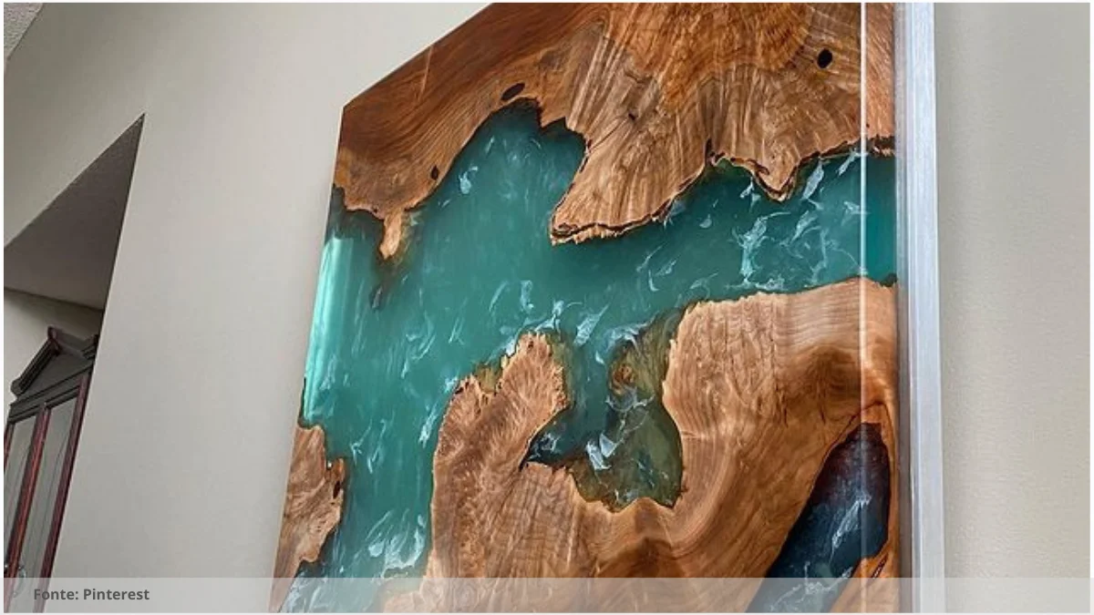 Trabalhos com resina liquida