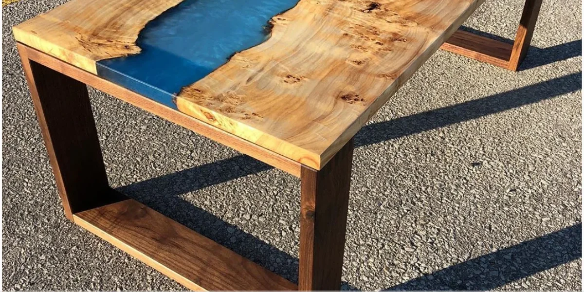 Mesa resinada como fazer