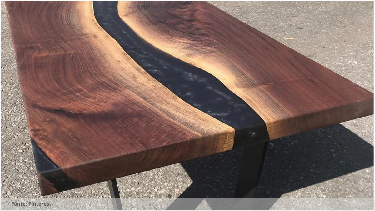 Mesa resina plástico verde