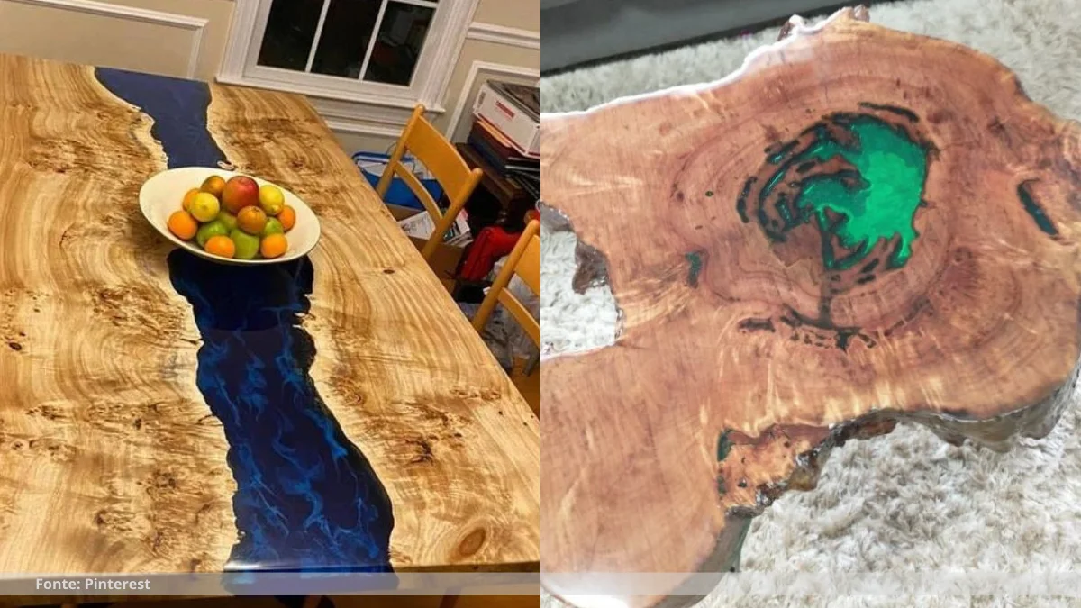 Mesas resinadas fotos