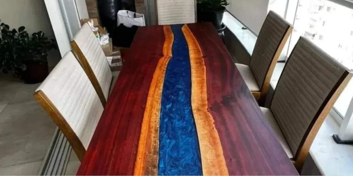 Molde para mesa de resina