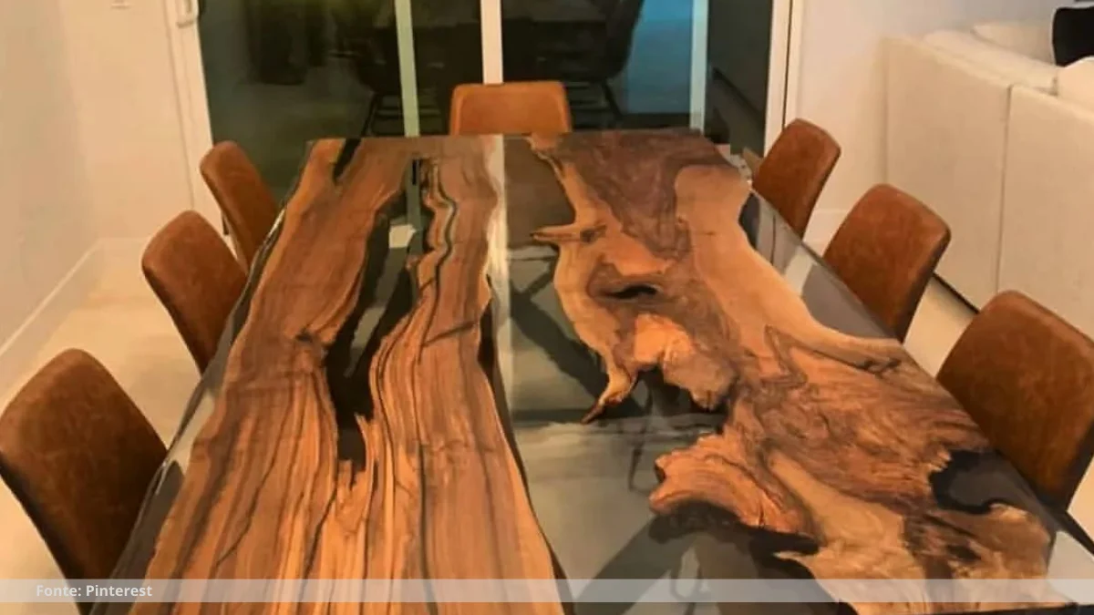 Molde de mesa para resina