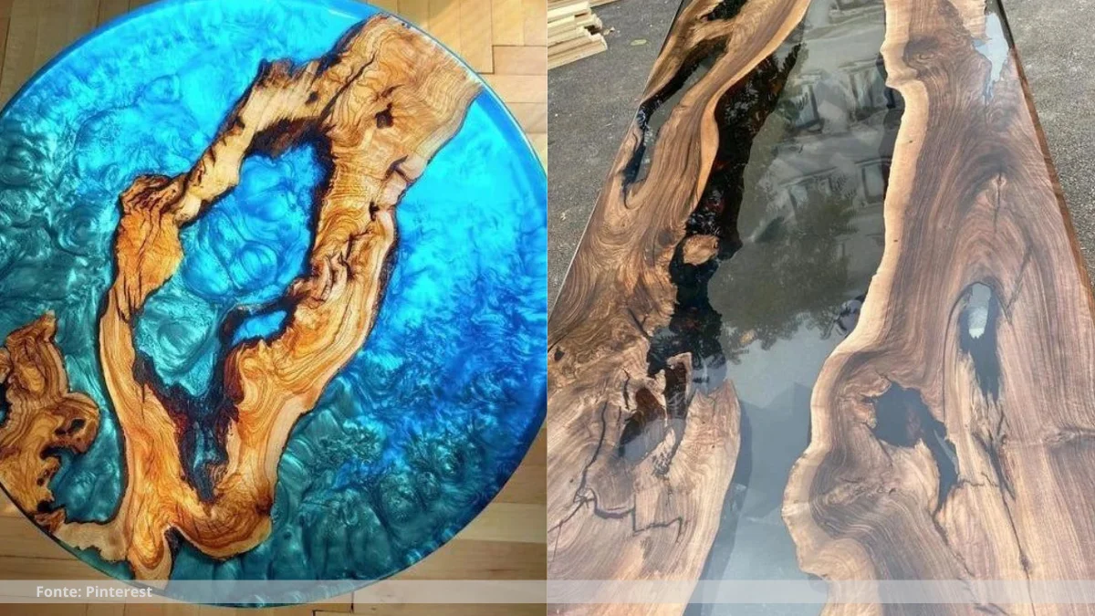 Qual a melhor resina para mesa de madeira