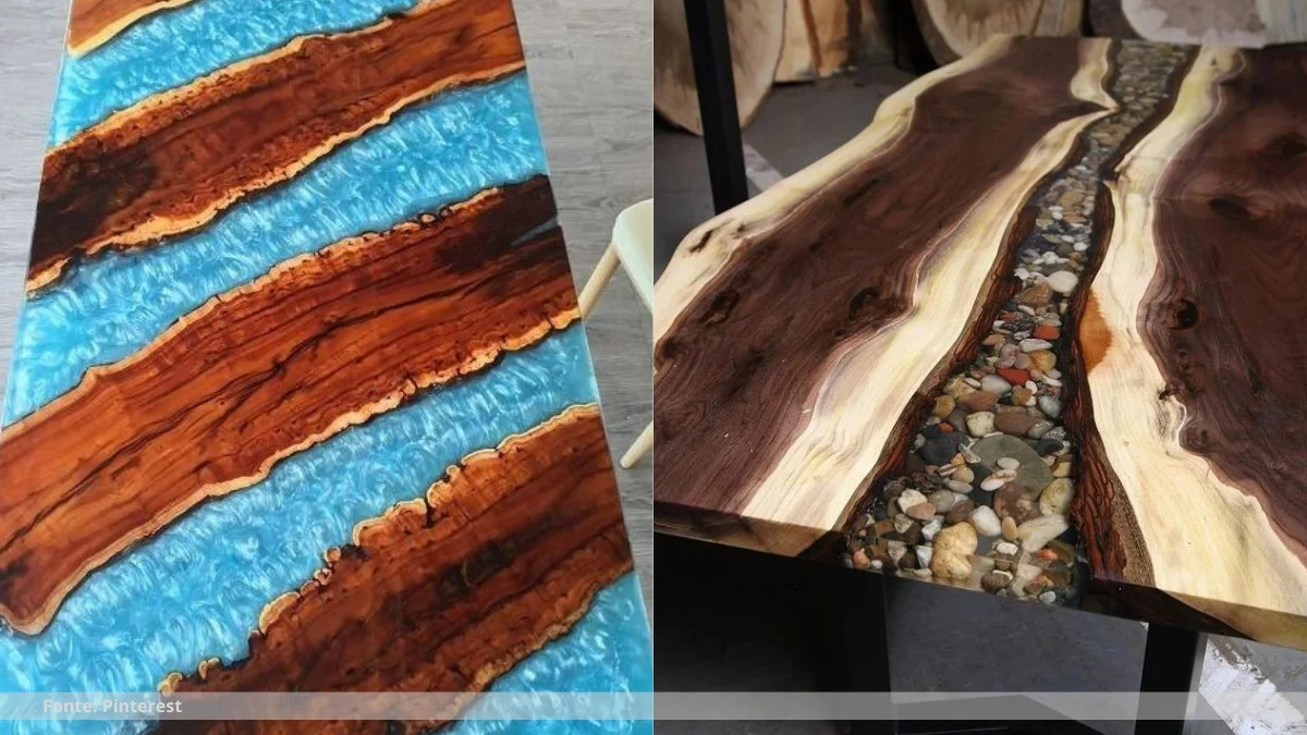 Qual a melhor resina para mesa de madeira