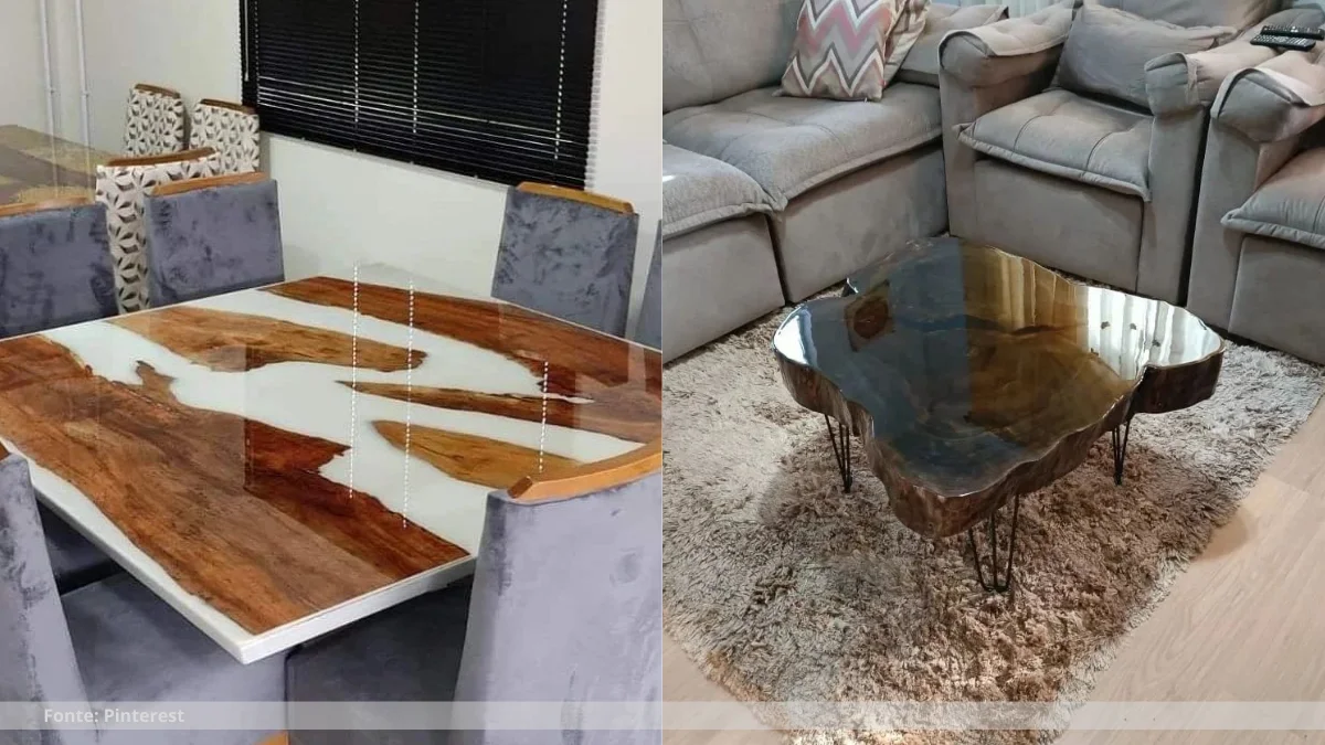 Mesa personalizada de madeira