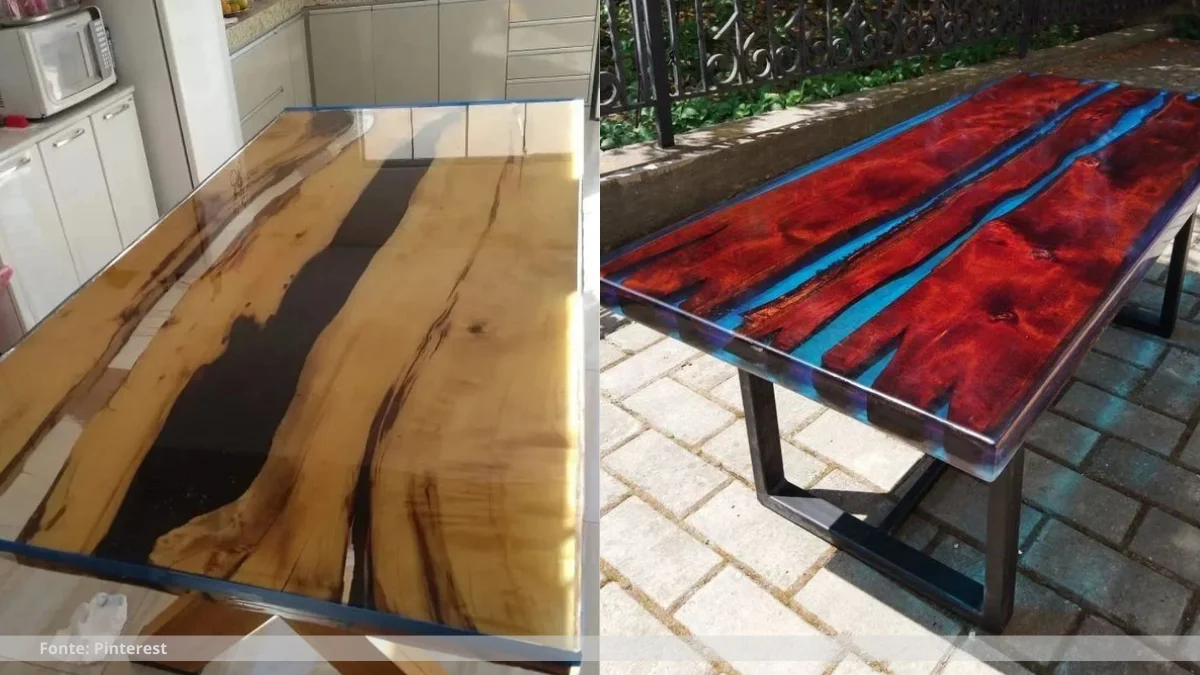 Mesa madeira rustica