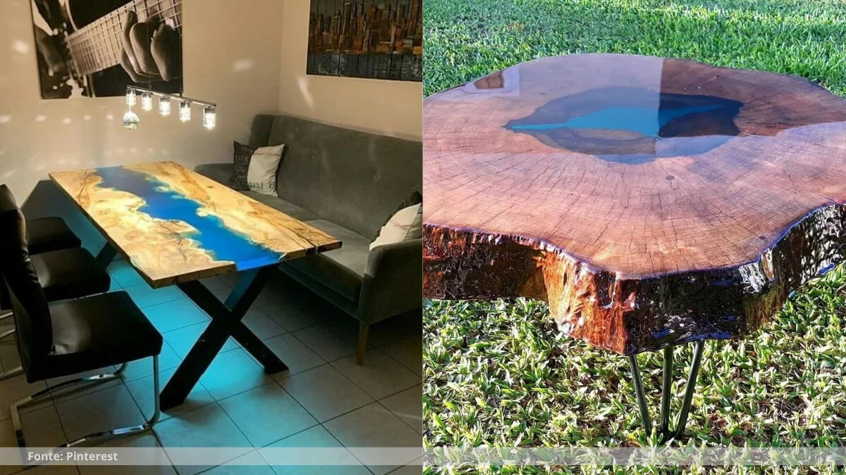 Mesa madeira rustica