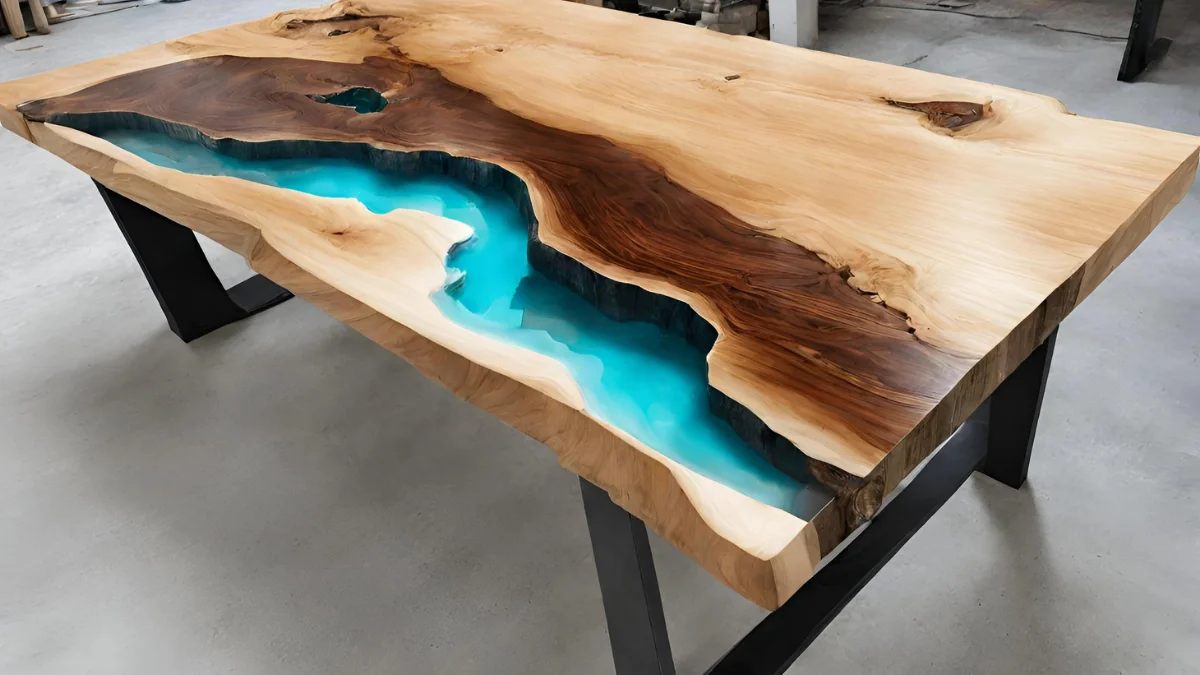 Como fazer mesa com resina epóxi passo a passo Como fazer mesa com resina epóxi passo a passo