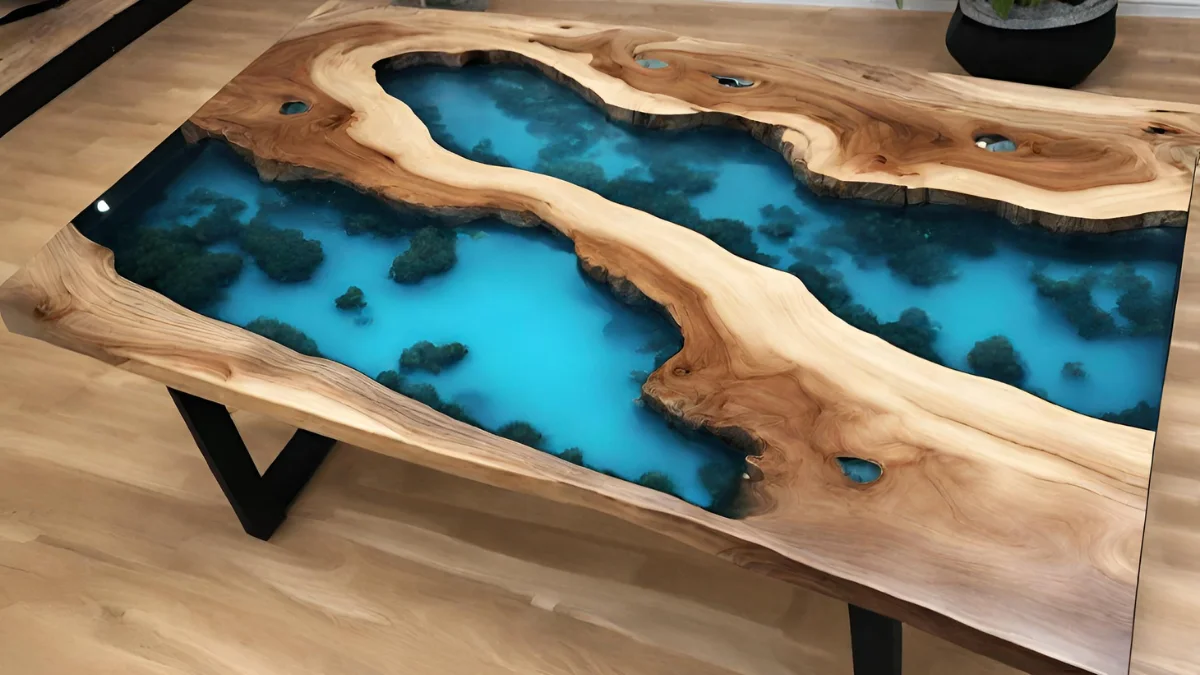 Como fazer mesa de resina passo a passo Como fazer mesa de resina passo a passo