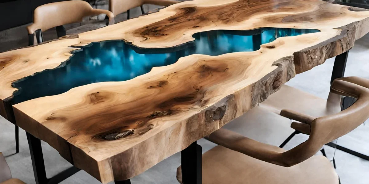 Mesa resinada de alto padrão