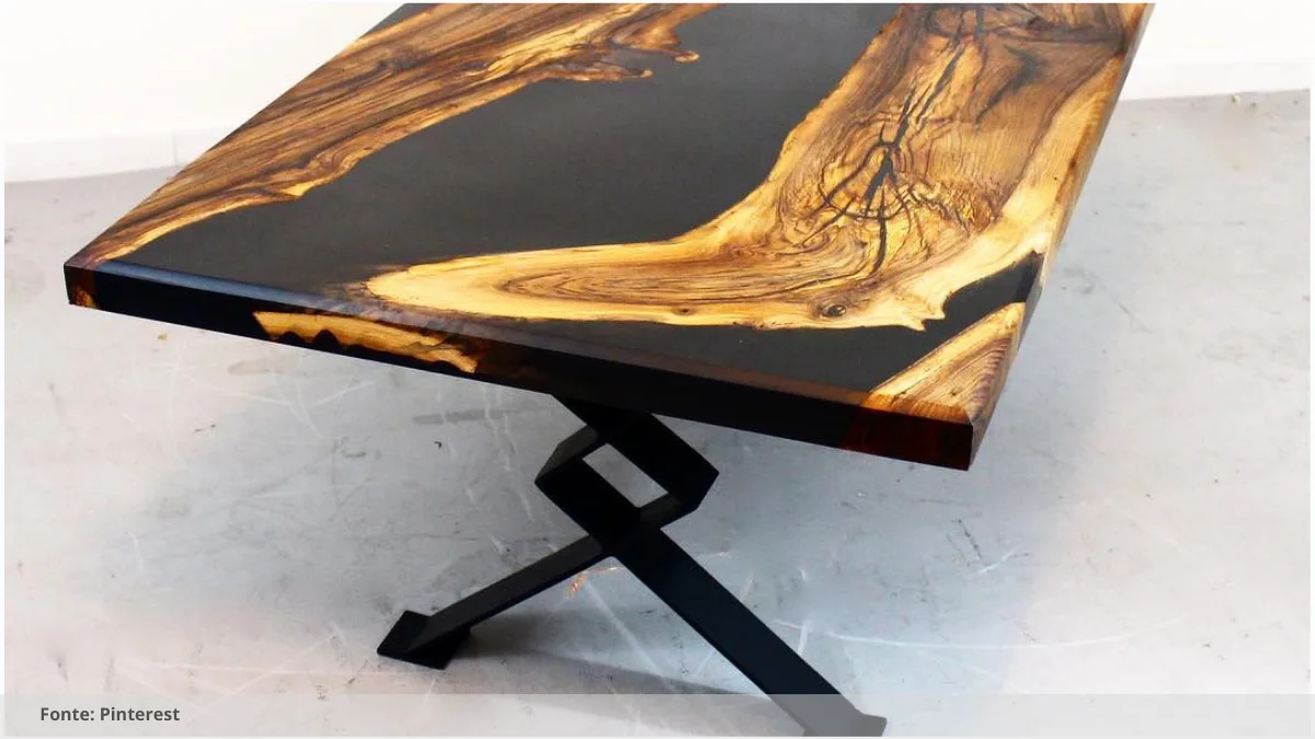 Mesa resinada para áreas de descanso Mesa resinada para áreas de descanso