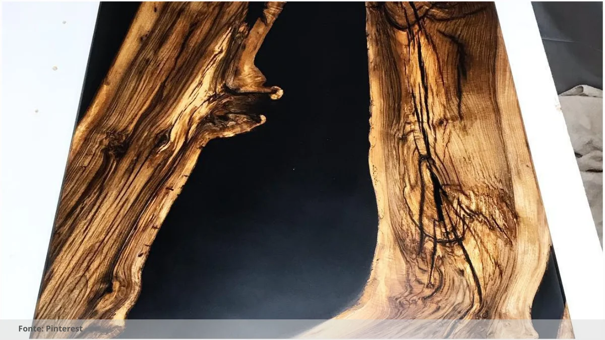 Mesa resinada para espaços de coworking Mesa resinada para espaços de coworking