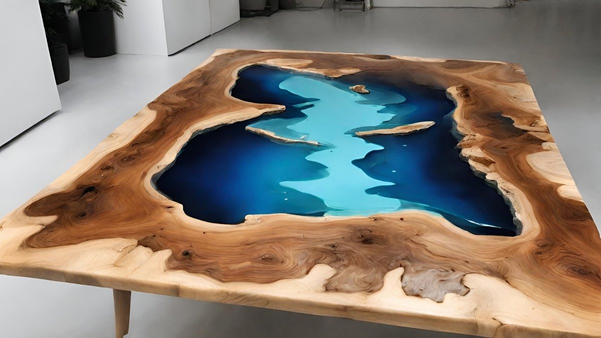 Quanto de resina epoxi devo usar em mesa