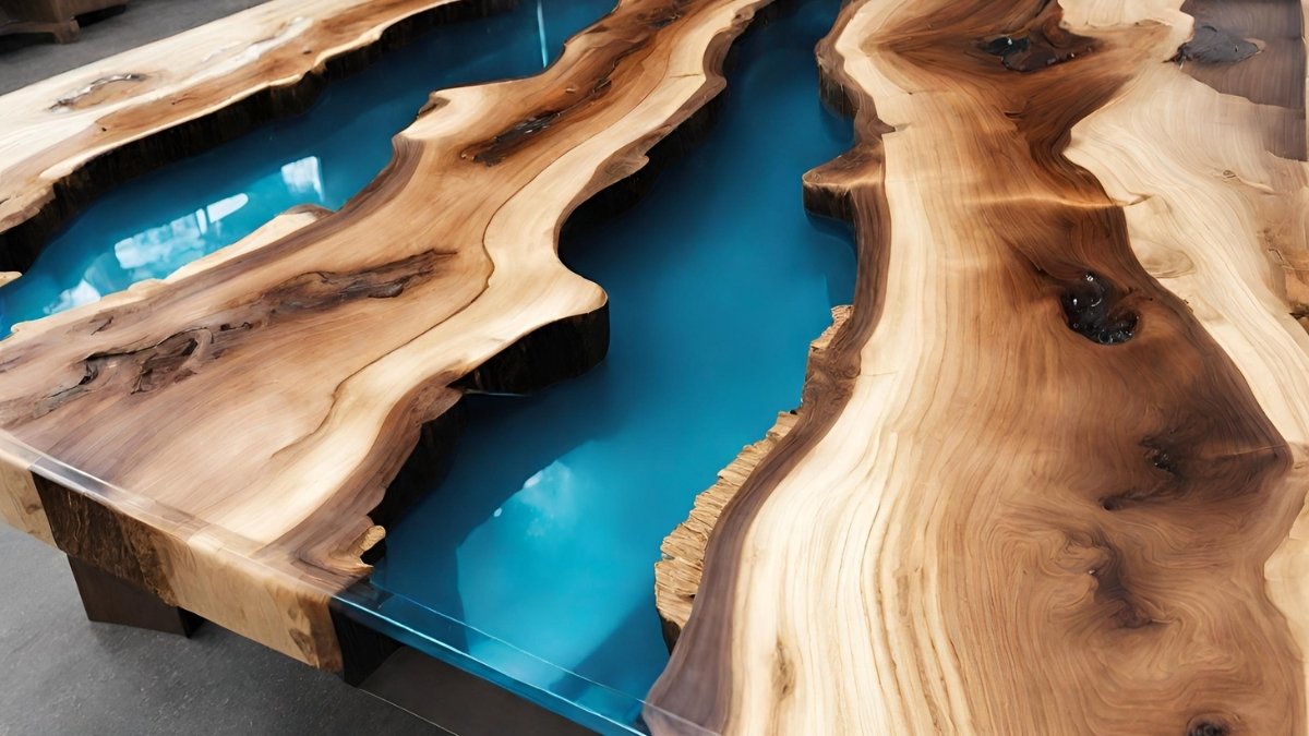 Rendimento de resina epoxi em mesas