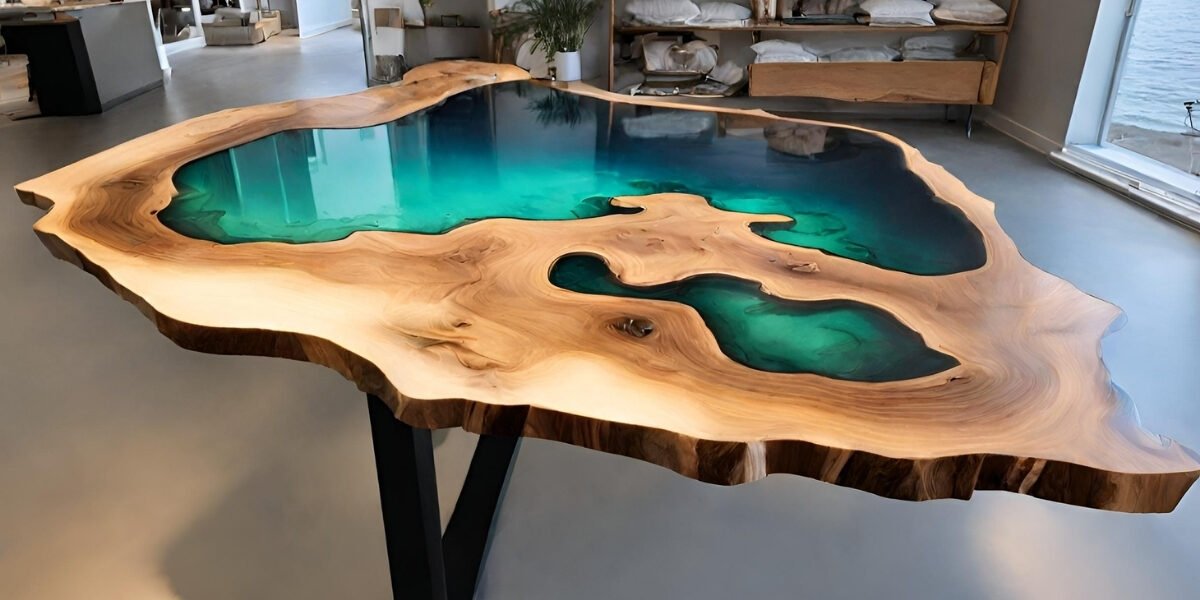 Quanto de resina uso em uma mesa