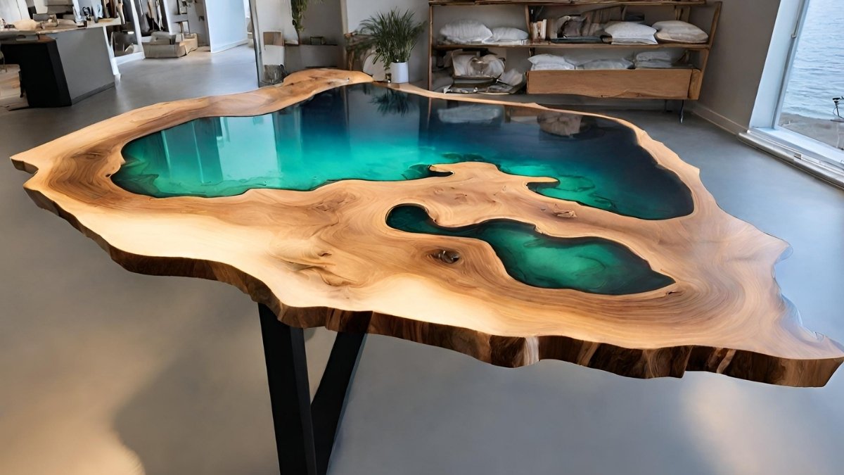 Quanto de resina uso em uma mesa