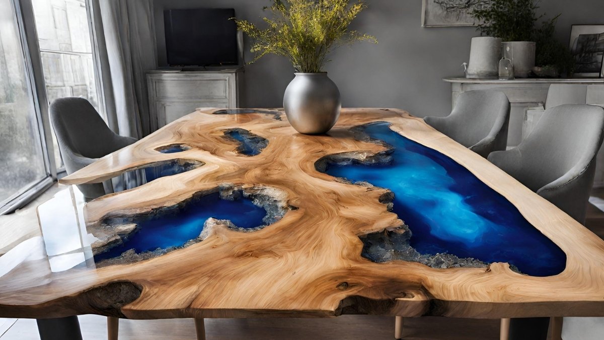 Curso para fazer mesas resinadas com madeira