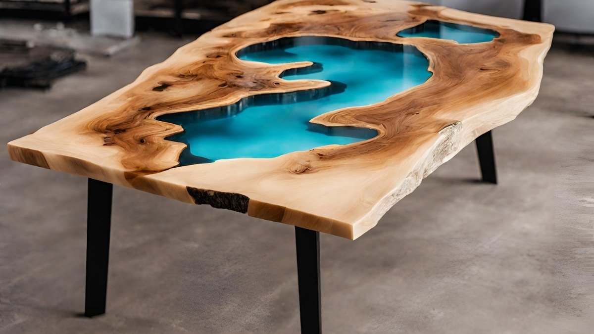 Que tipo de resina é usado em mesas de madeira