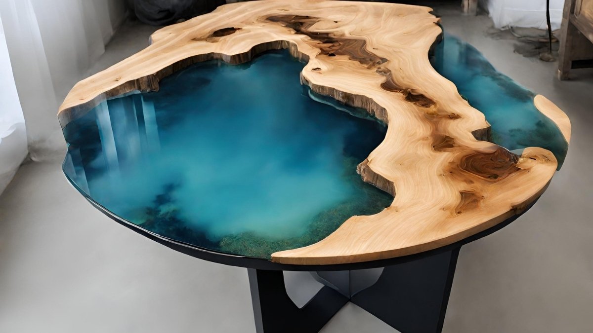 Curso para fazer mesas resinadas com madeira